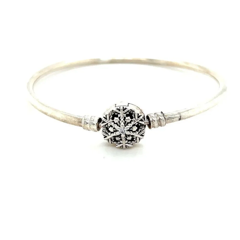 Pandora Snowflake Clasp Bangle‎